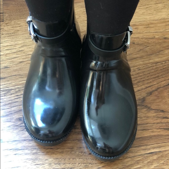 Michael Kors girls rain boots! Not worn size 2 blk - Picture 8 of 8
